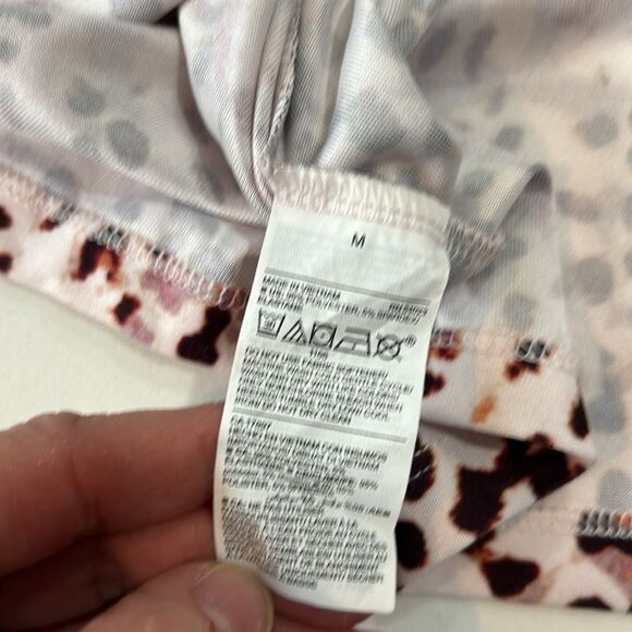 Old Navy Active | Women’s Pink White Animal Print Tank Top Size M - Picture 13 of 13